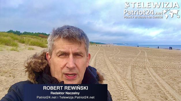 [VIDEO] Przepaść wartości polsko-niemieckich na granicznej plaży - 24.10.22 - PORANNIK24 Robert Rewiński